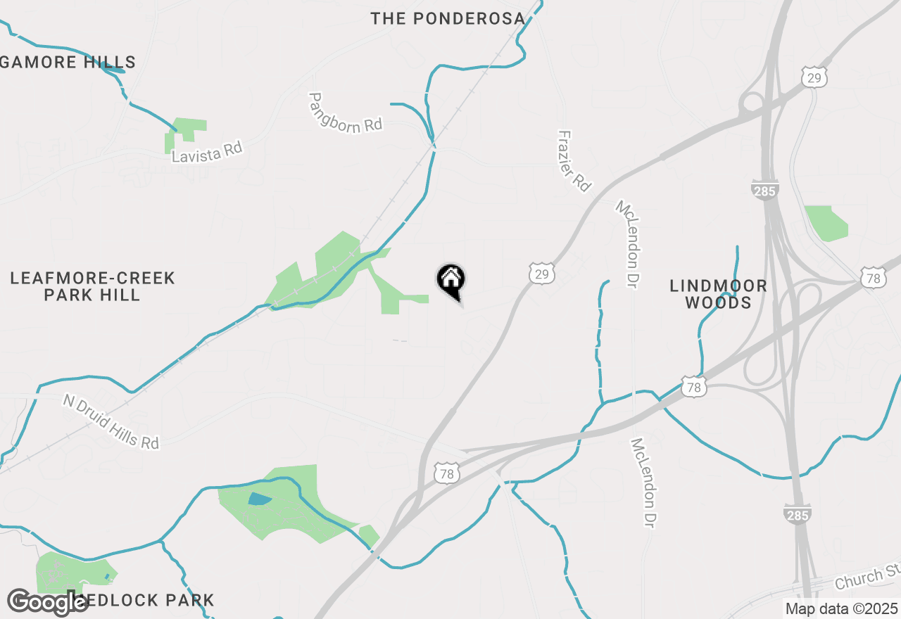 Map of 3029 Mount Olive Drive, Decatur, GA 30033