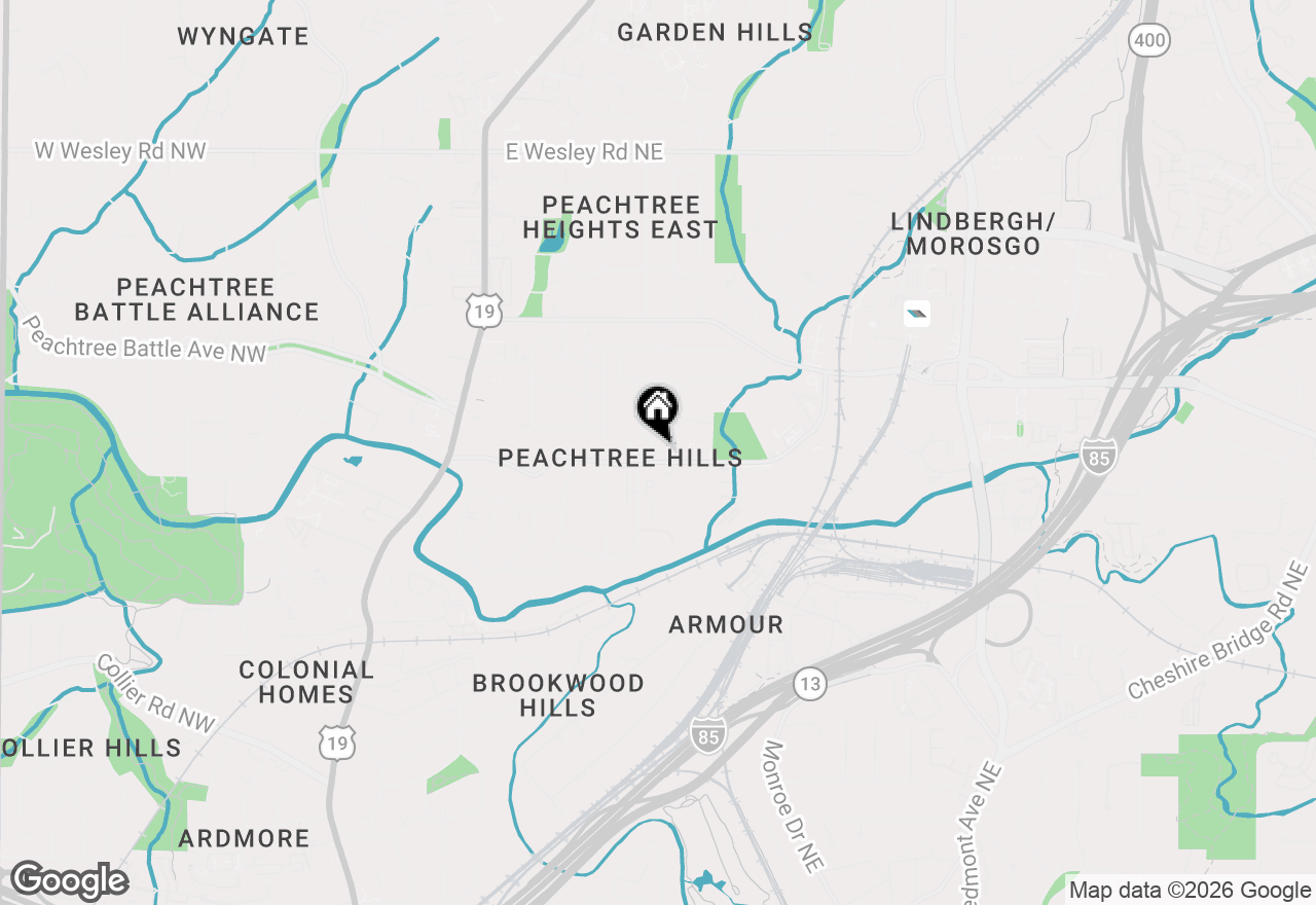 Map of 226 Devin Place Ne, Atlanta, GA 30305