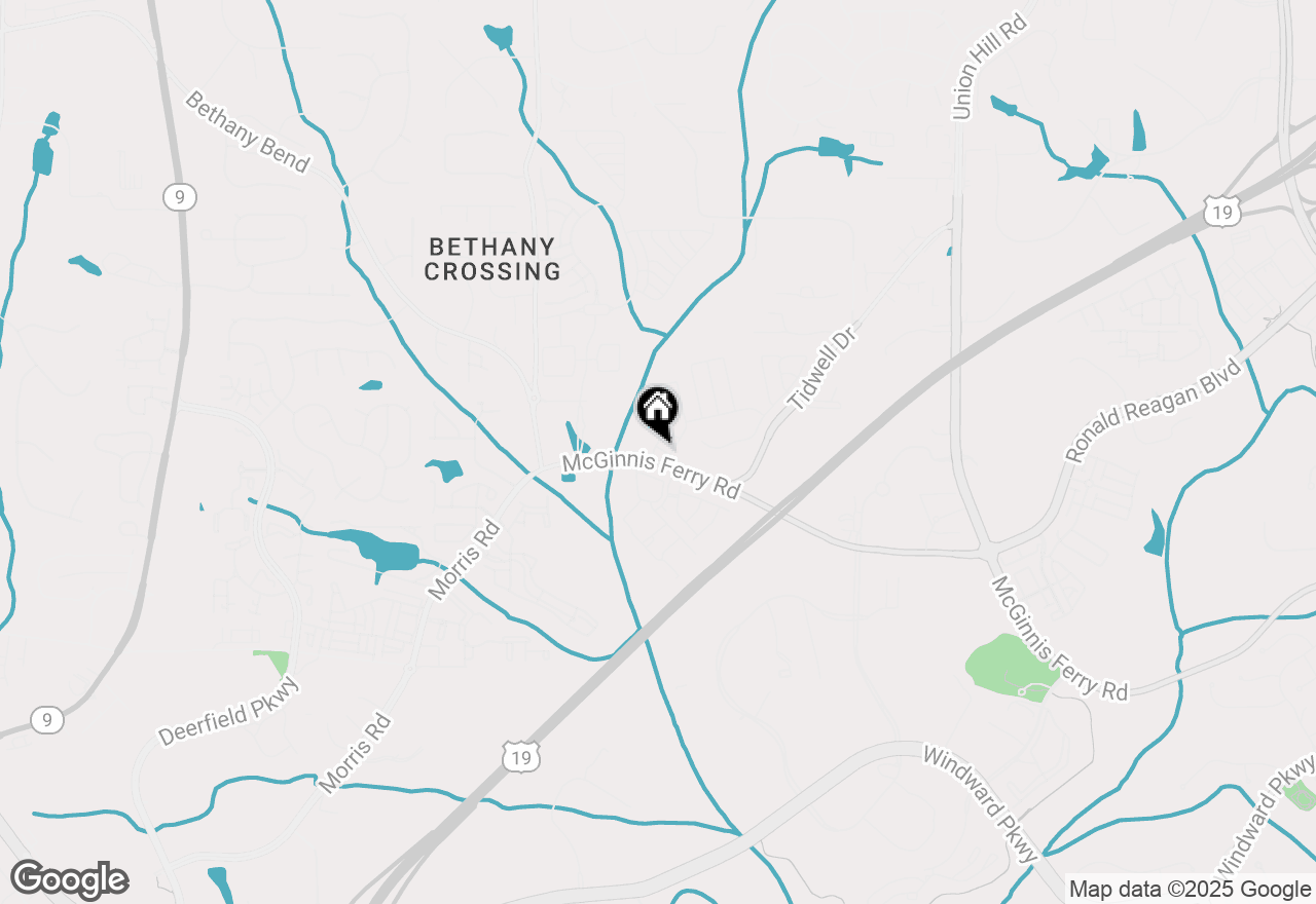 Map of 1004 Thornborough Drive, Alpharetta, GA 30004