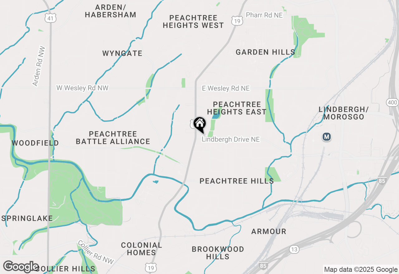 Map of 2499 Peachtree Road Ne #504, Atlanta, GA 30305