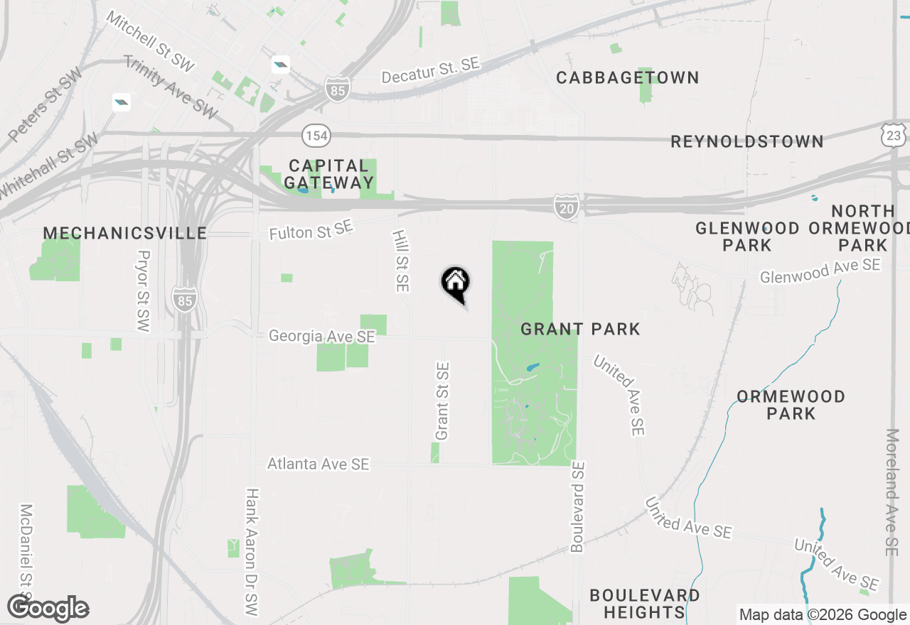 Map of 362 Cherokee Place Se, Atlanta, GA 30312