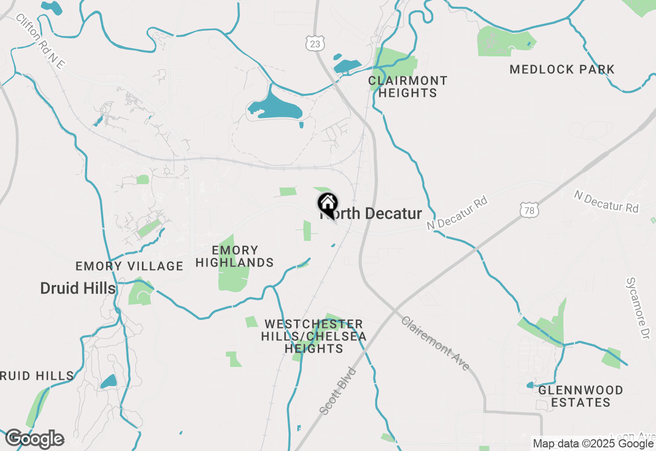 Map of 2015 N Decatur Road, Atlanta, GA 30307