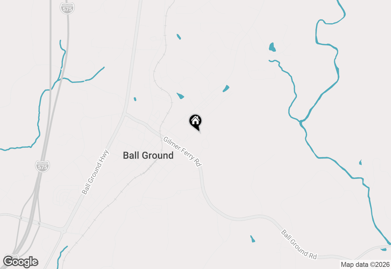 Map of 561 Groover Street, Ball Ground, GA 30107