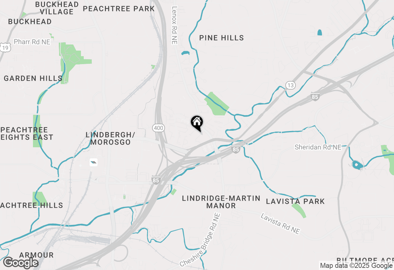 Map of 32 Ne Lenox Pointe, Atlanta, GA 30324