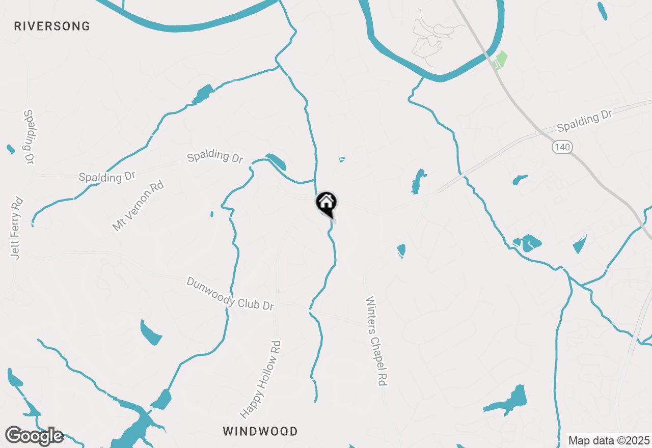 Map of 150 Spalding Creek Court, Atlanta, GA 30350