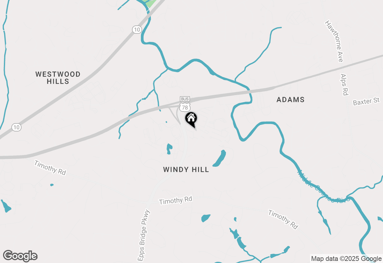 Map of 232 Epps Bridge Road #A10, Athens, GA 30606