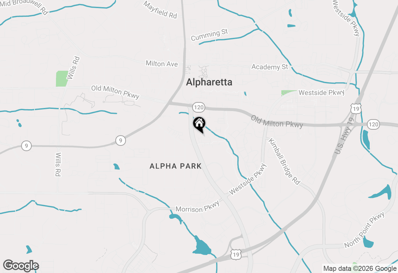 Map of 116 Everley Walk, Alpharetta, GA 30009