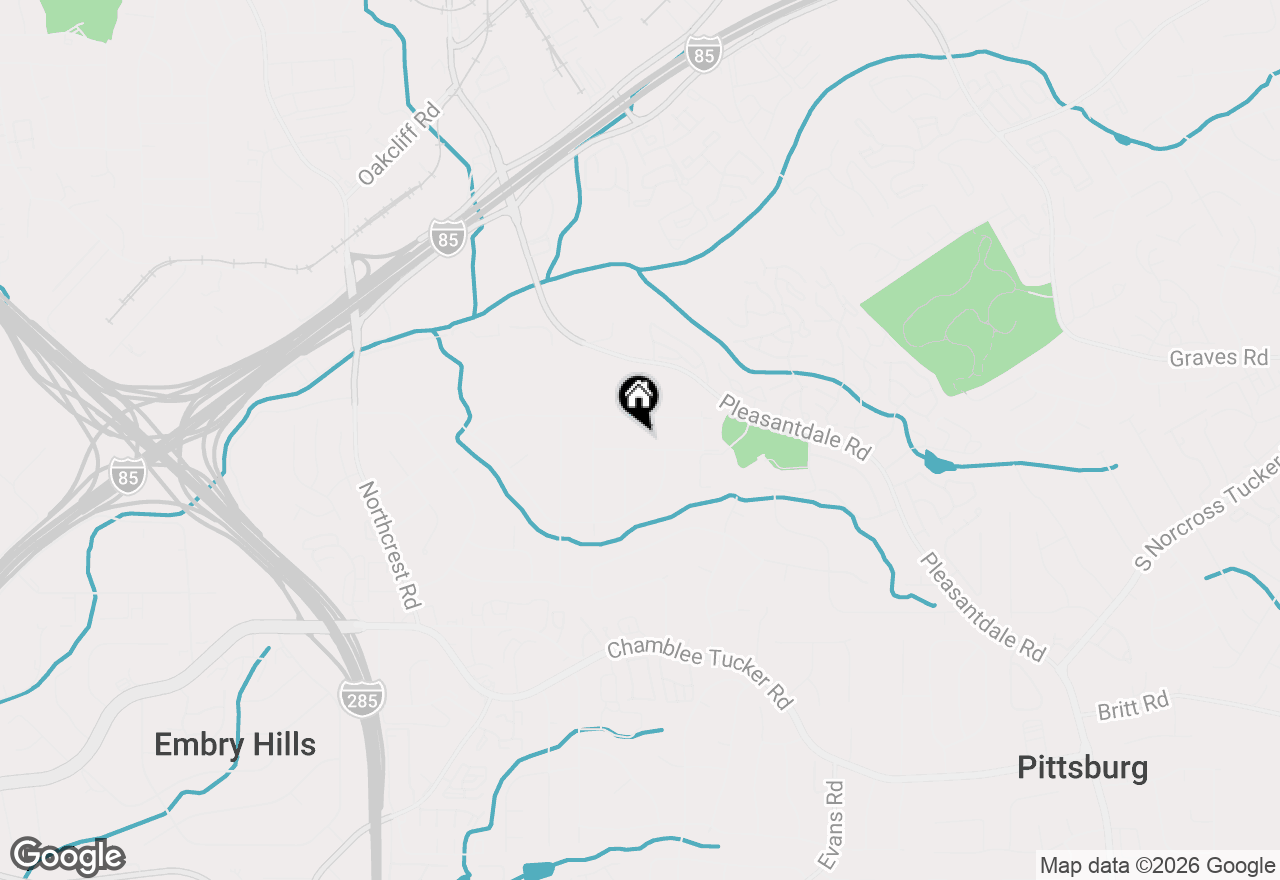 Map of 3652 Northlake Drive, Atlanta, GA 30340