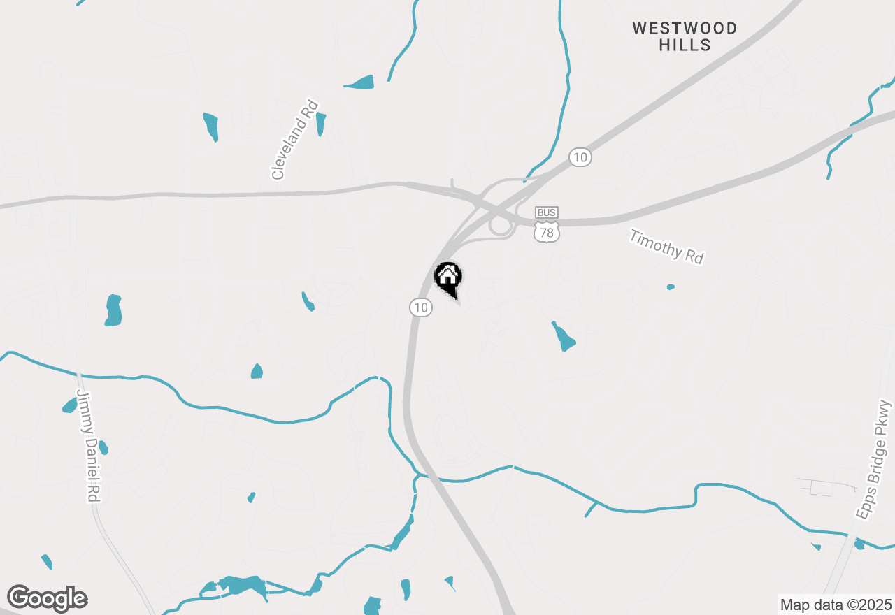 Map of 315 Summerville Lane, Athens, GA 30606