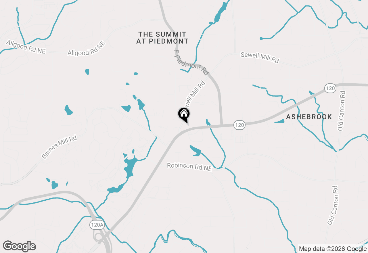 Map of 2265 Roswell Road, Marietta, GA 30062