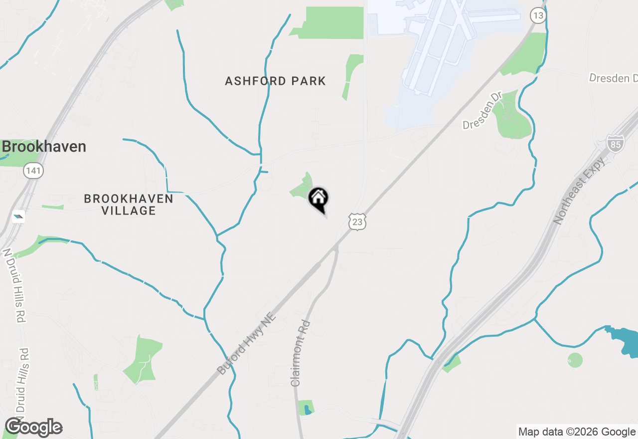 Map of 1868 Skyfall Circle, Atlanta, GA 30319