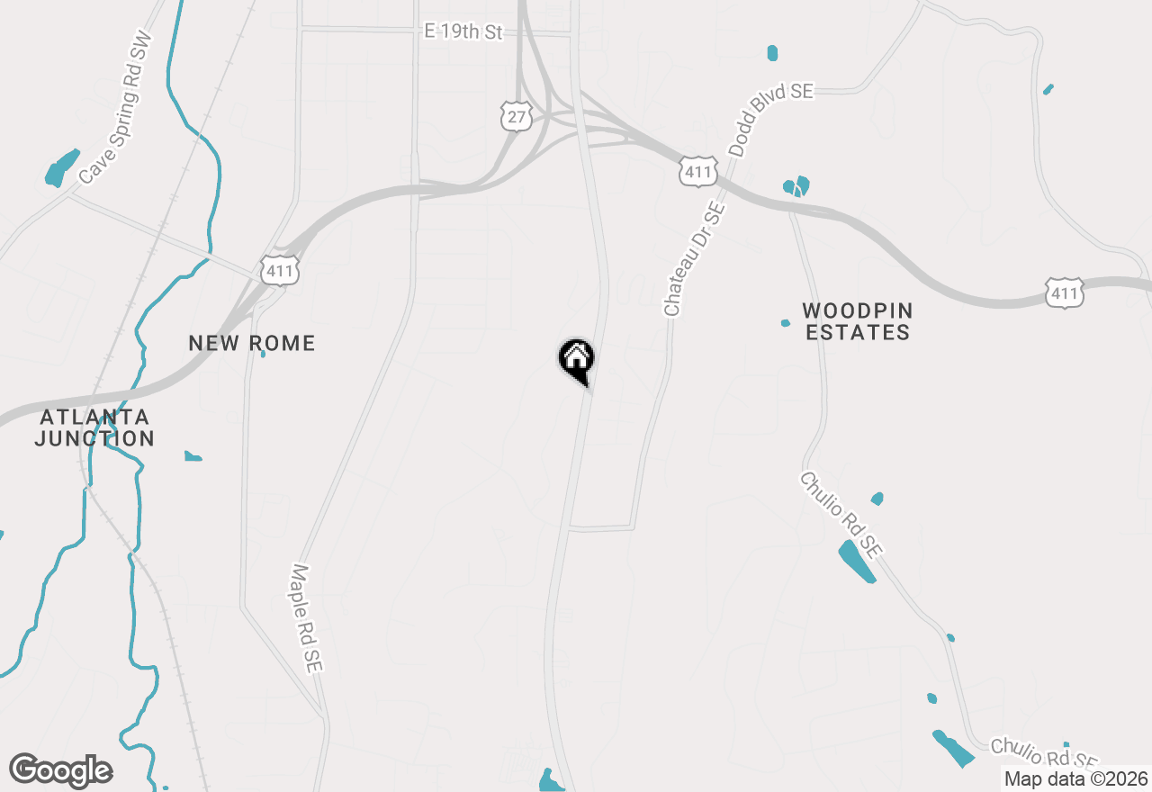 Map of 22 N Pheasant Run, Rome, GA 30161