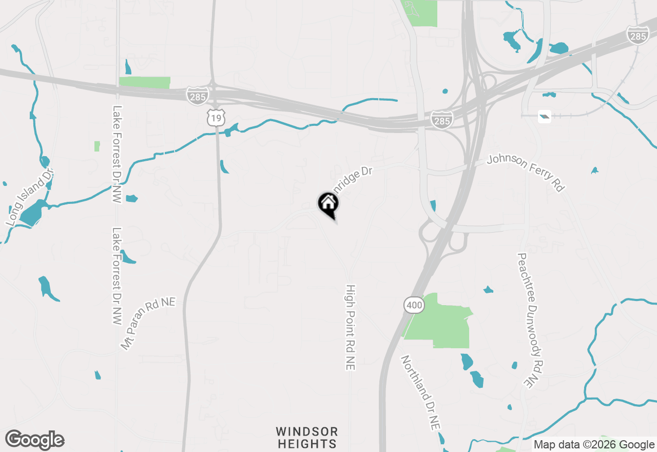 Map of 5415 Northland Drive Ne #307, Atlanta, GA 30342