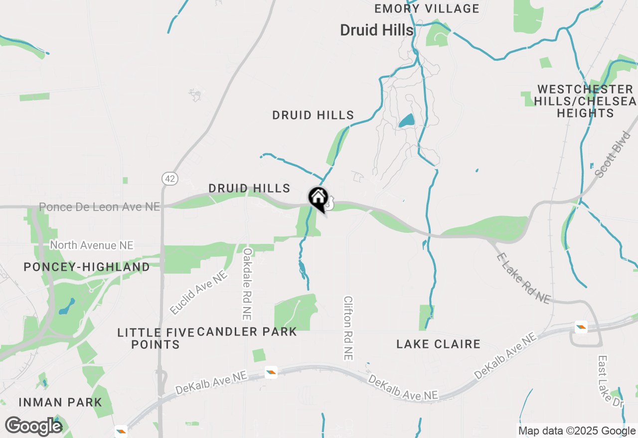 Map of 1585 S Ponce De Leon Avenue Ne #20, Atlanta, GA 30307