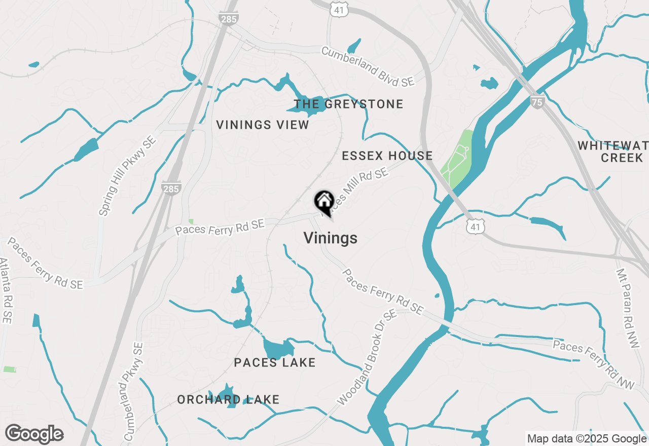 Map of 3338 Paces Ferry Avenue Se, Atlanta, GA 30339