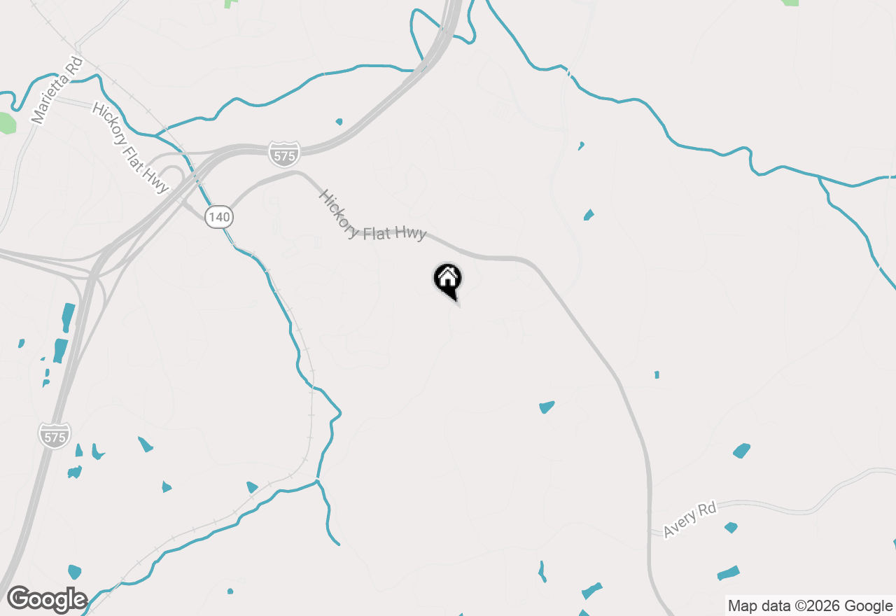 Map of 715 Lawson Drive, Canton, GA 30115