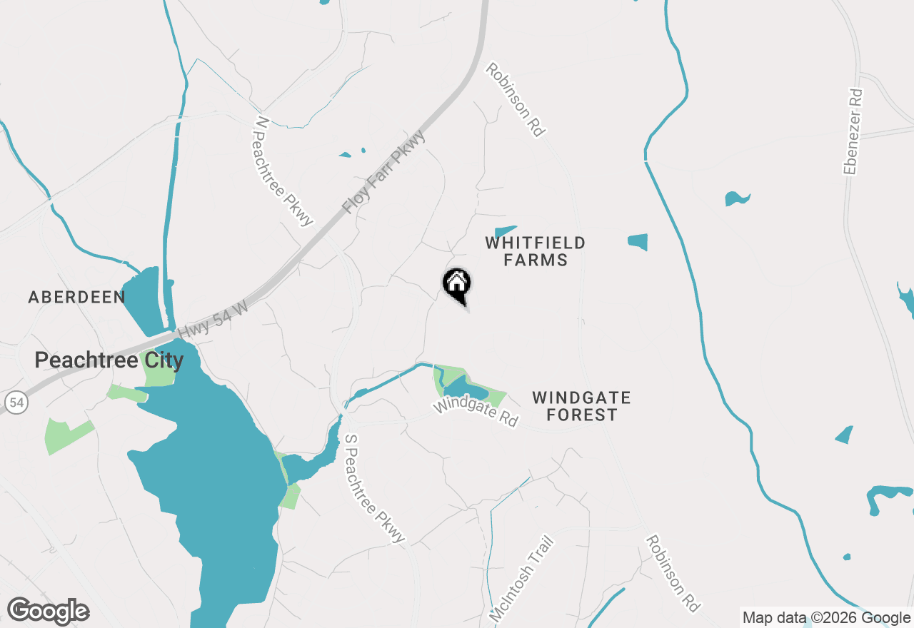 Map of 107 Doubletrace Lane, Peachtree City, GA 30269
