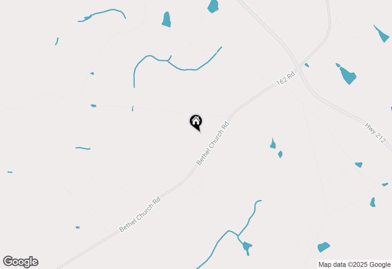 Map of 1900 Bethel Church Road Road, Monticello, GA 31064