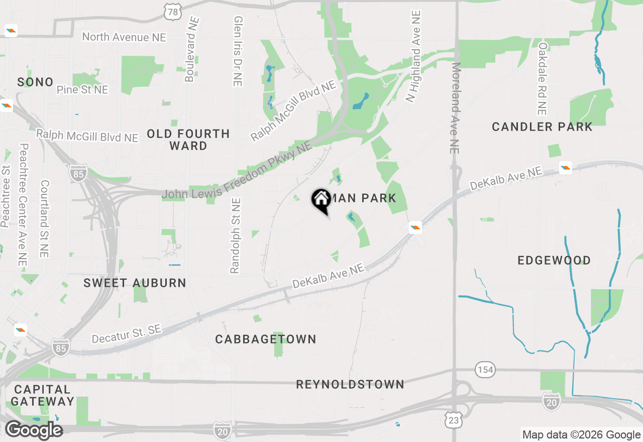 Map of 827 Virgil Street Ne, Atlanta, GA 30307