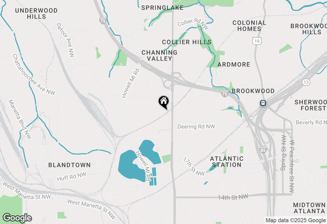 Map of 644 Antone Street Nw, Atlanta, GA 30318