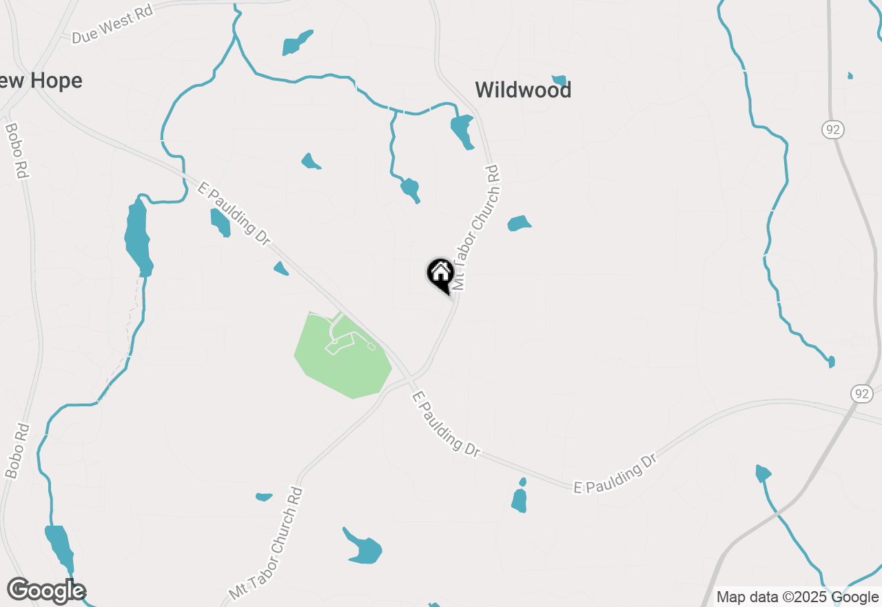 Map of 45 Champions Blvd, Dallas, GA 30157