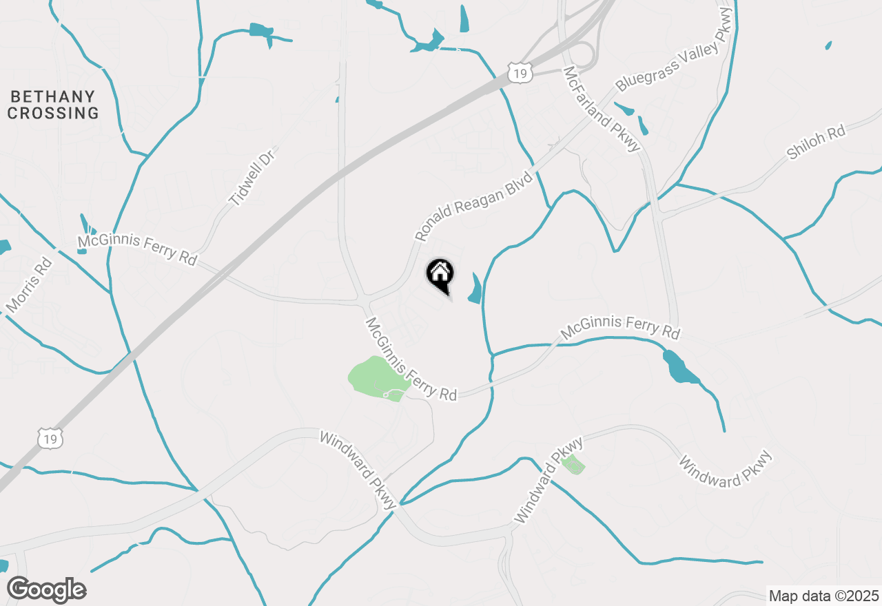 Map of 7920 Willoughby Court, Alpharetta, GA 30005