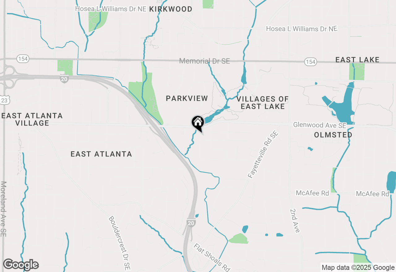 Map of 1587 Terry Mill Road Se, Atlanta, GA 30316