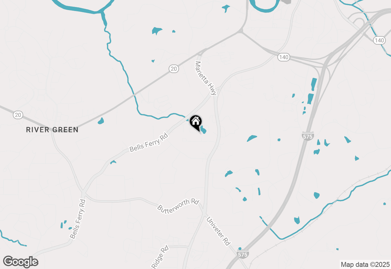 Map of 132 Cessna Drive, Canton, GA 30114