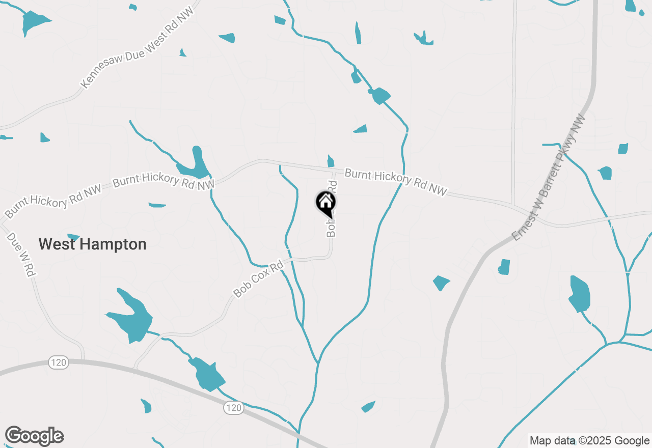 Map of 2780 Bob Cox Road Nw, Marietta, GA 30064