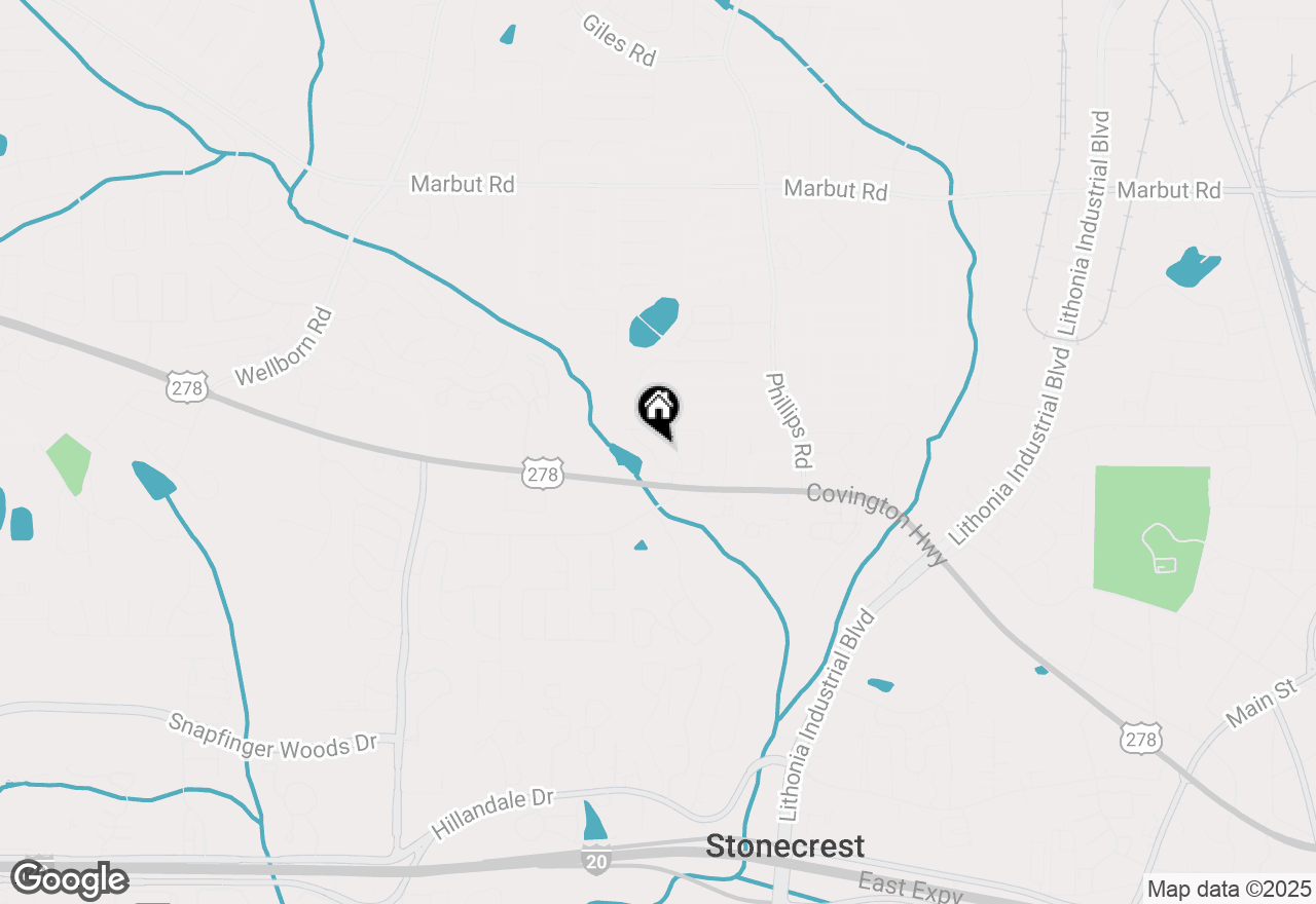 Map of 2173 Wellington Circle, Lithonia, GA 30058