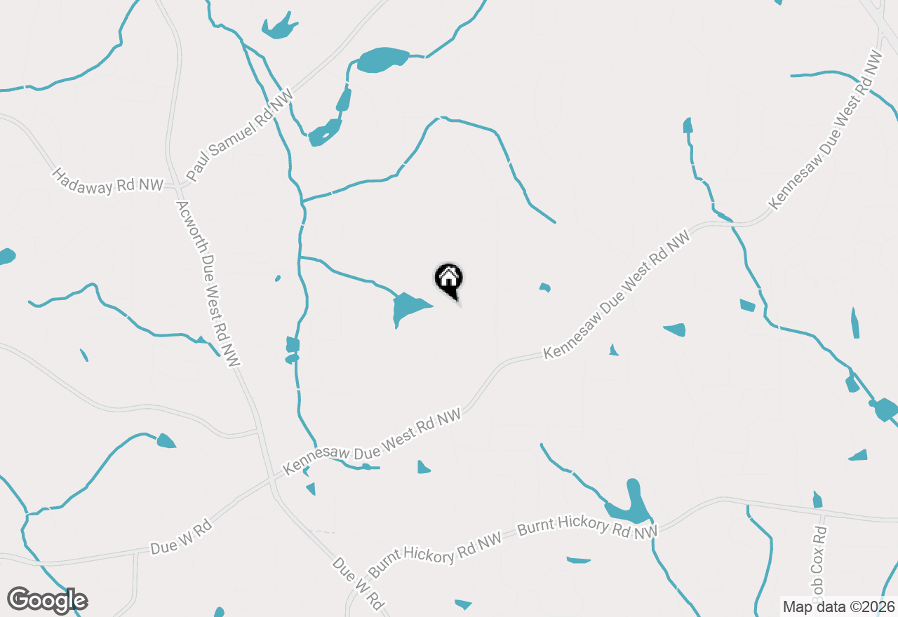 Map of 943 Kinghorn Drive Nw, Kennesaw, GA 30152