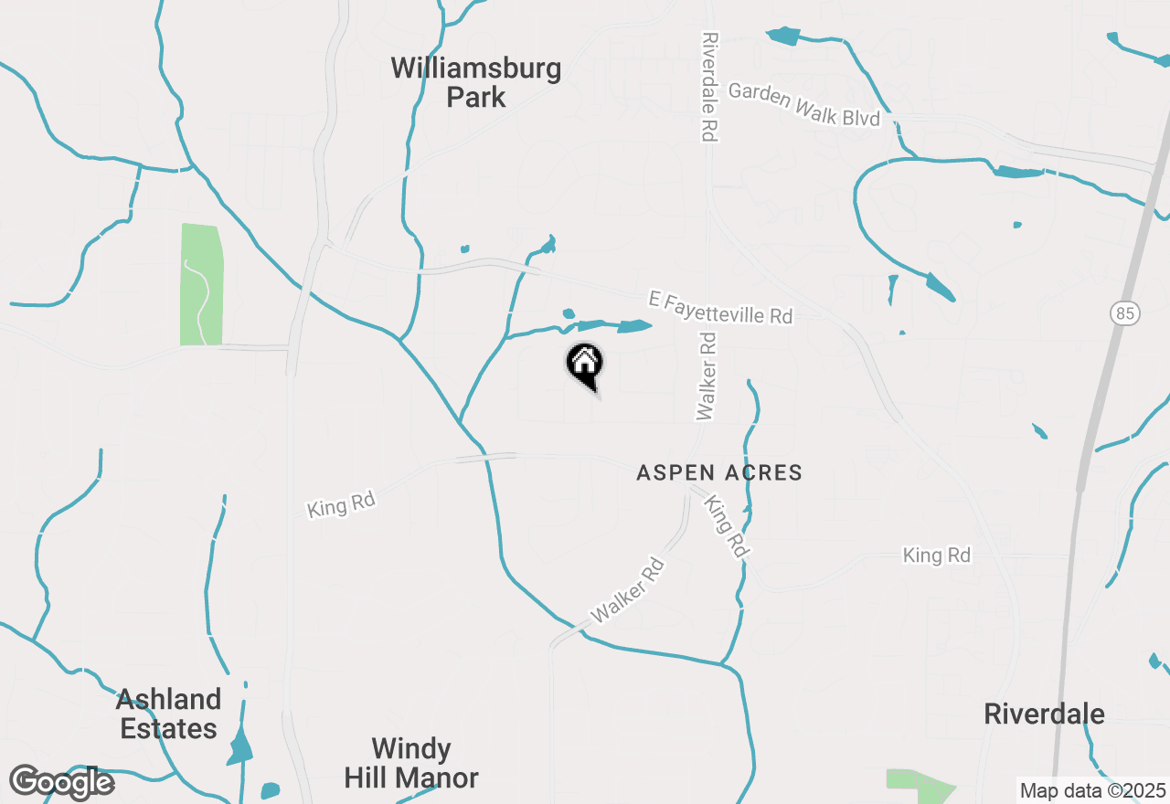 Map of 6249 Townsend Way, Riverdale, GA 30296