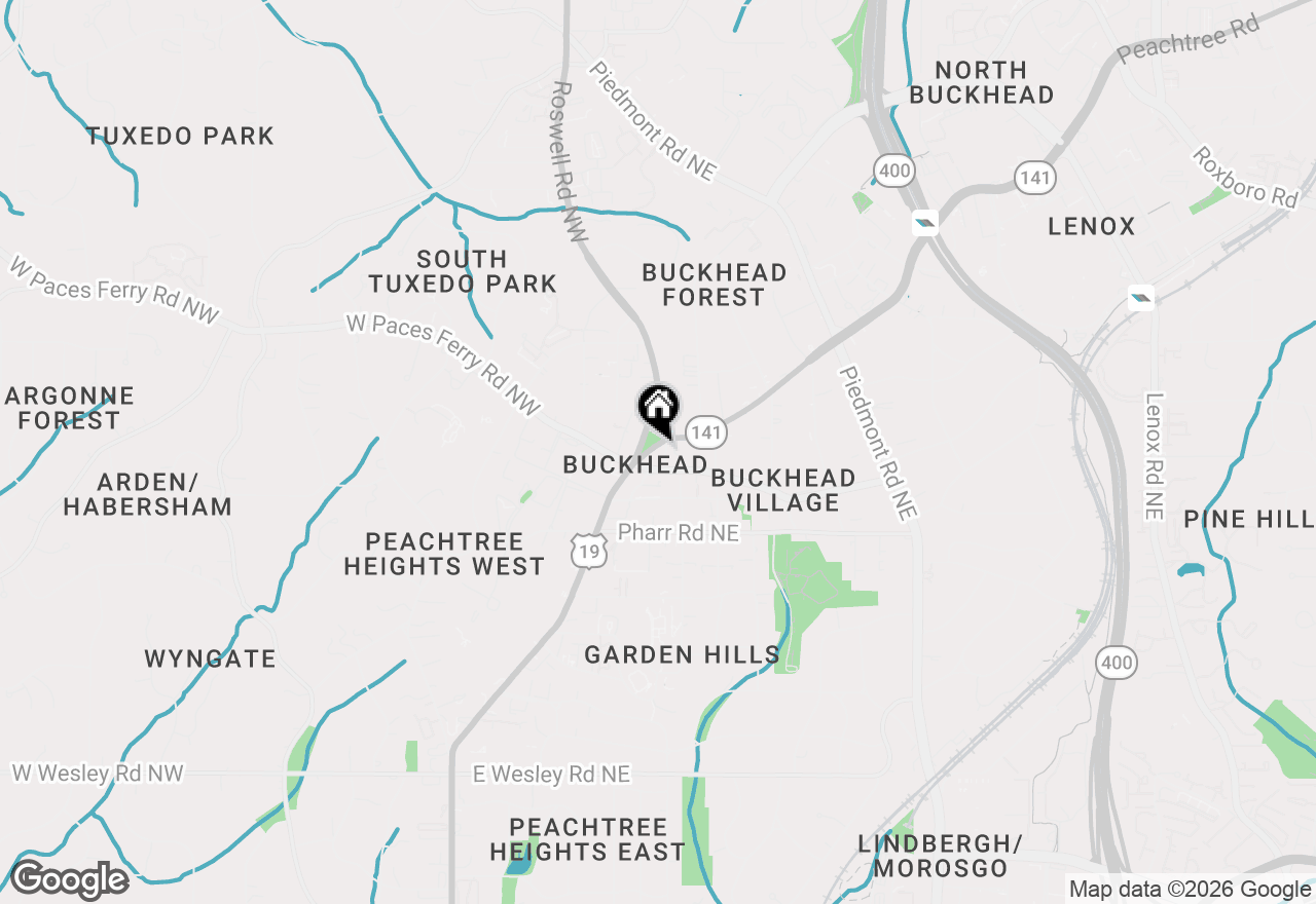 Map of 3107 Peachtree Road Ne #1104, Atlanta, GA 30305