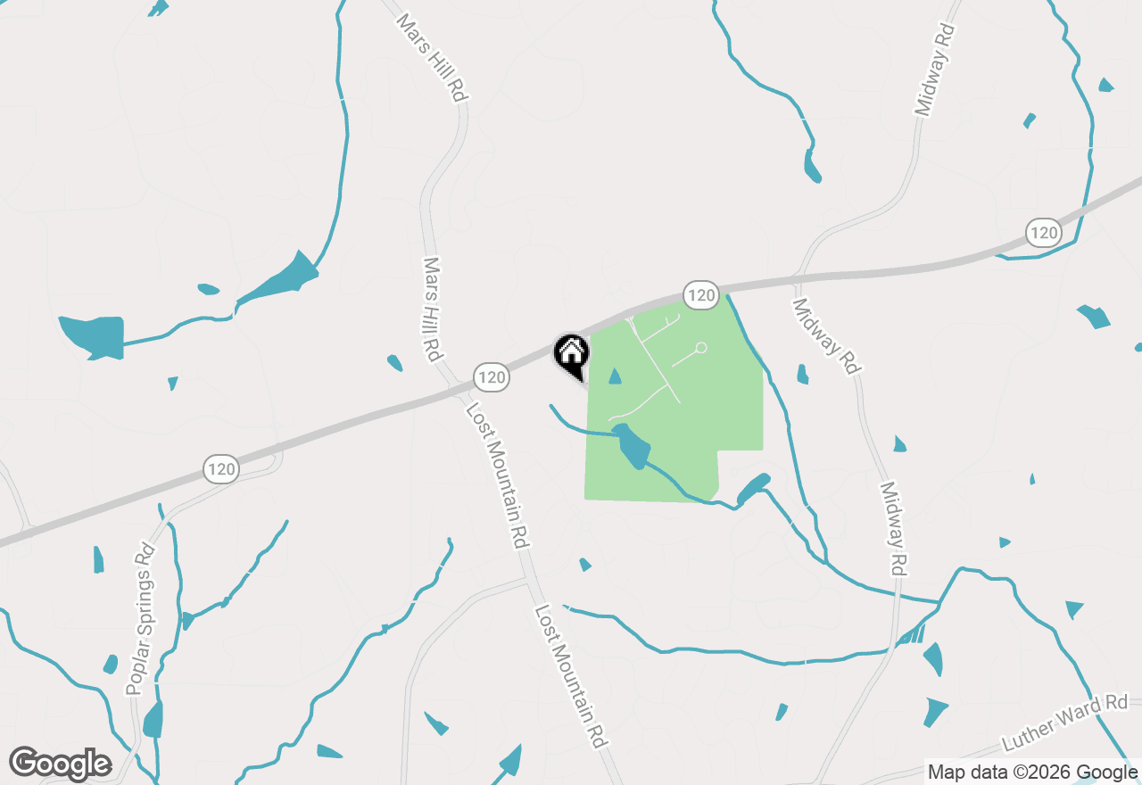 Map of 540 Mount Park Drive #8, Powder Springs, GA 30127