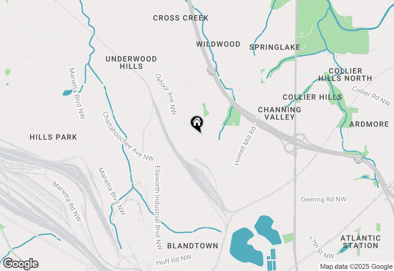 Map of 1764 Defoor Avenue Nw, Atlanta, GA 30318