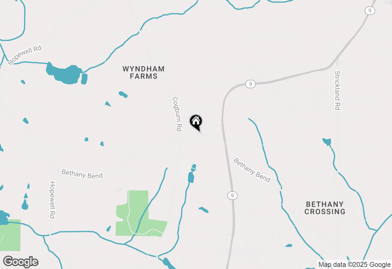 Map of 2838 Bethany Bend, Milton, GA 30004