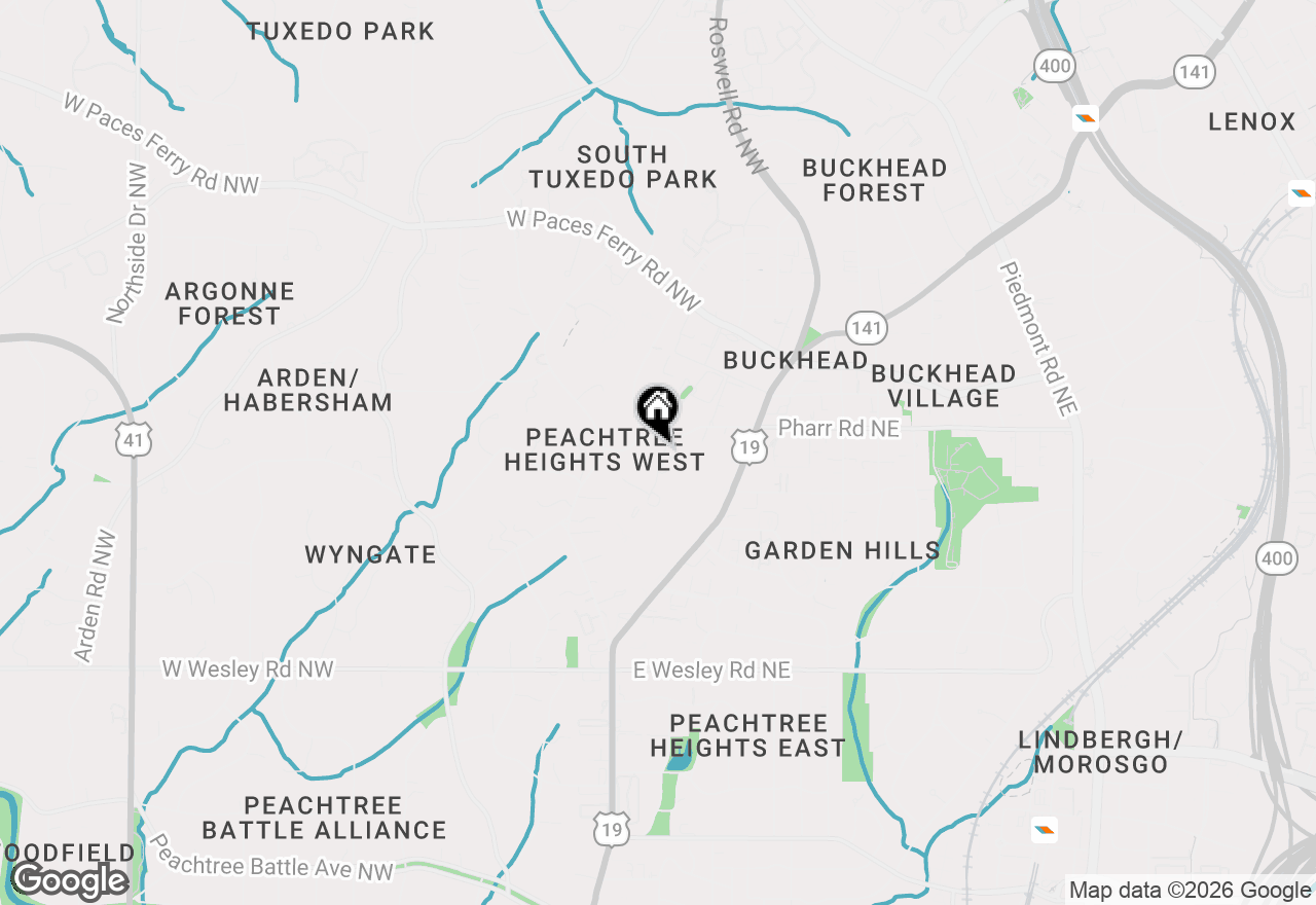 Map of 2960 S Pharr Court Nw #3, Atlanta, GA 30305