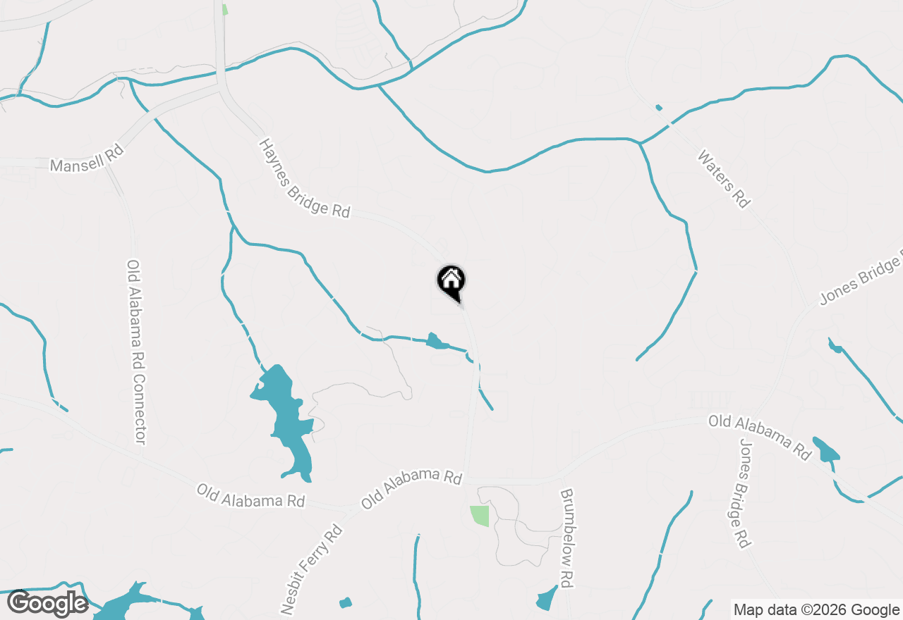 Map of 3077 Haynes Trail, Alpharetta, GA 30022