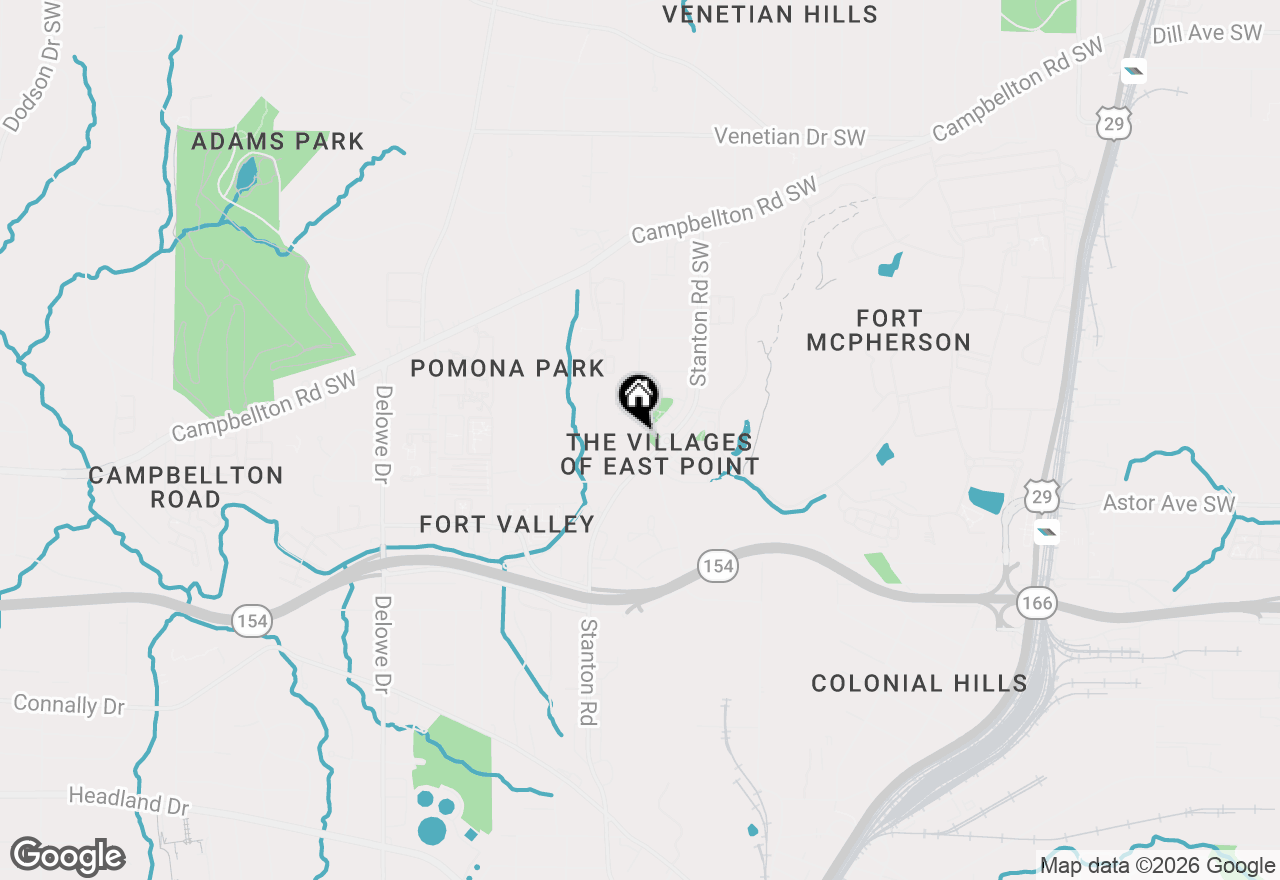 Map of 3108 Bayrose Circle, East Point, GA 30344