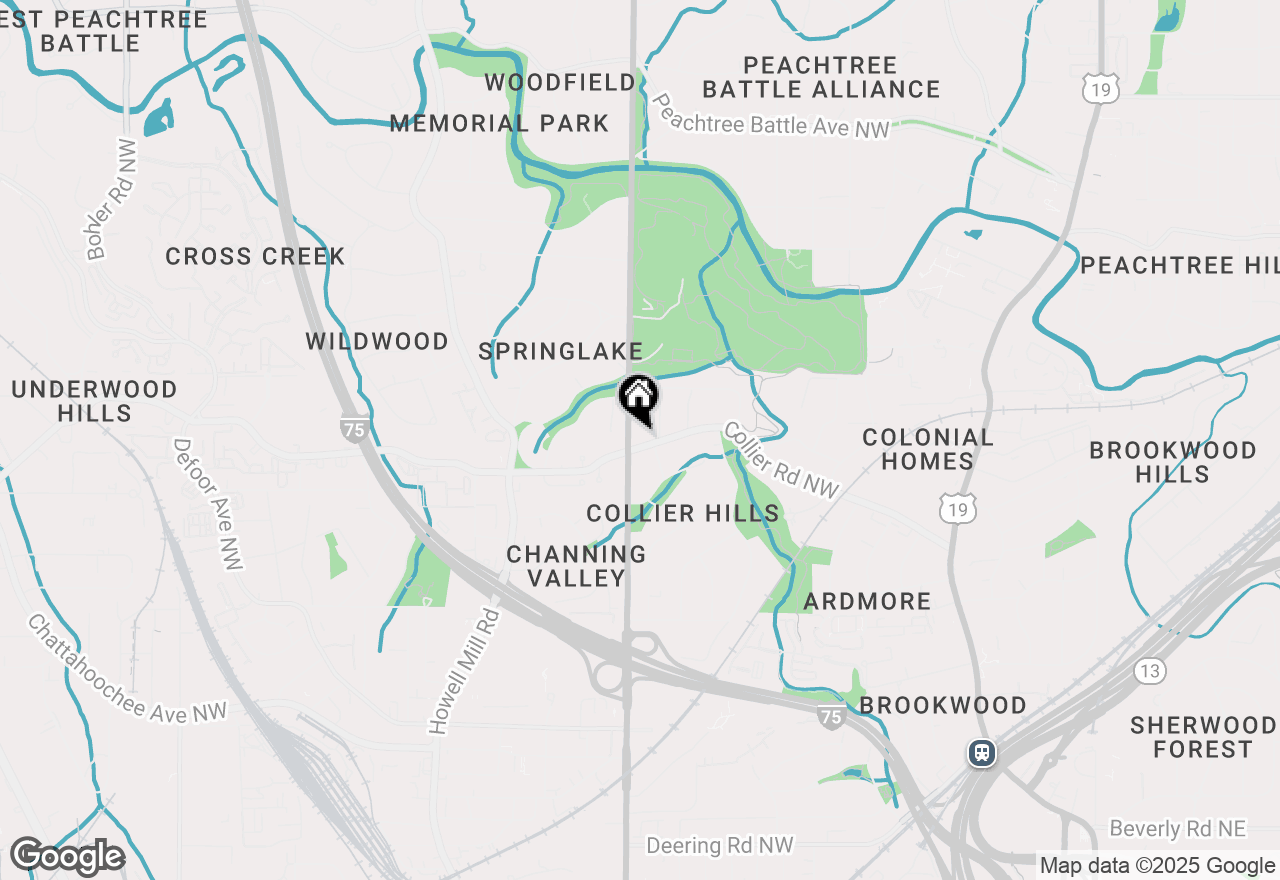 Map of 585 Collier Road Nw, Atlanta, GA 30318