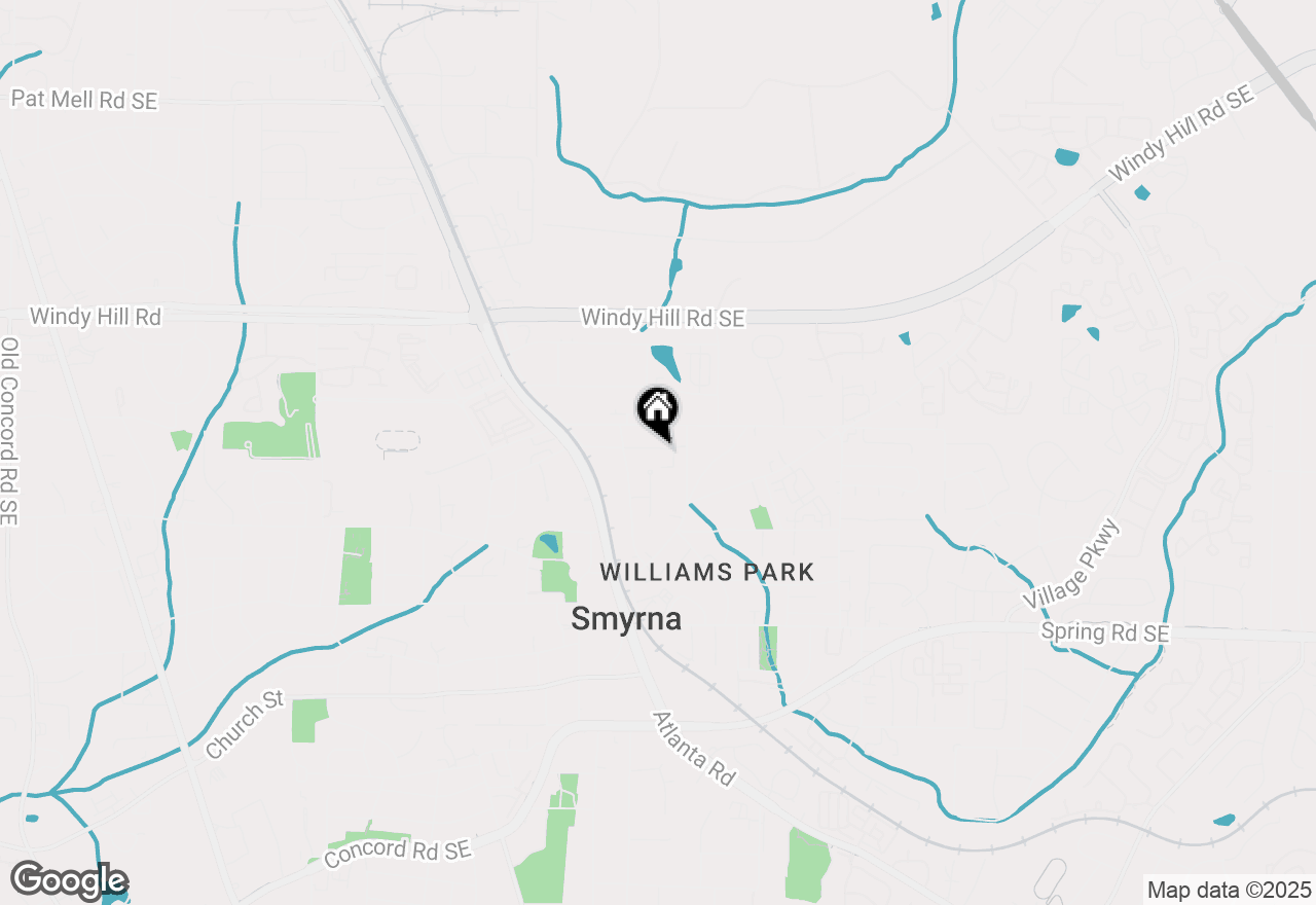 Map of 1380 Marston Street Se, Smyrna, GA 30080