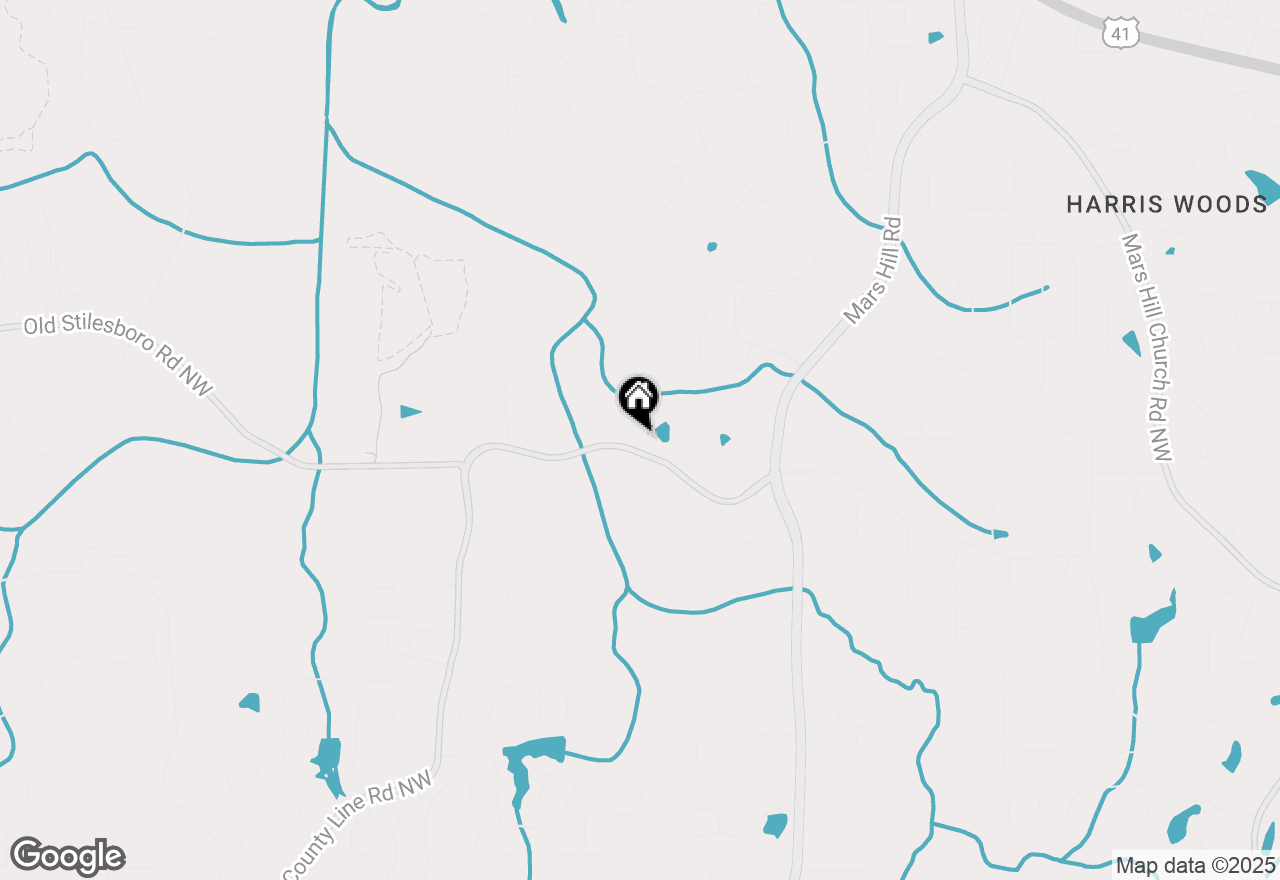 Map of 2715 County Line Road Nw, Acworth, GA 30101
