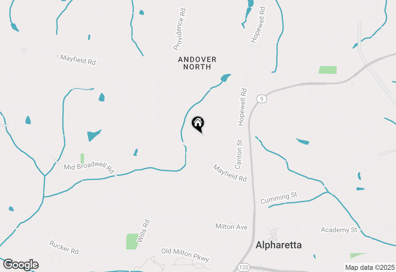 Map of 285 Shady Grove Lane, Alpharetta, GA 30009