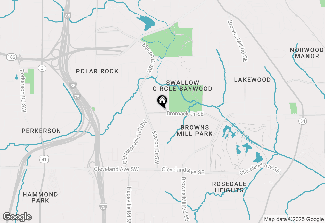 Map of 16 Bromack Drive Se, Atlanta, GA 30315