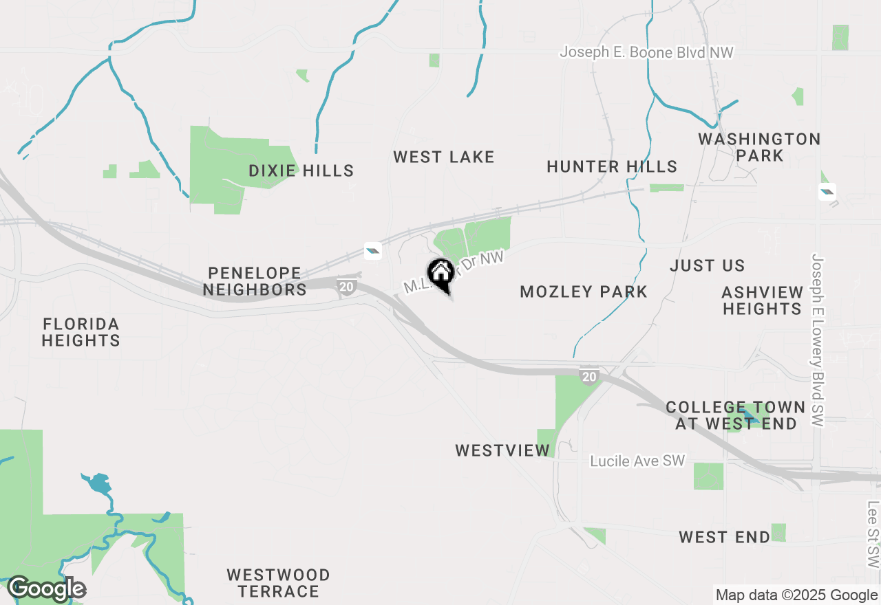 Map of 172 Sw Racine Street, Atlanta, GA 30314