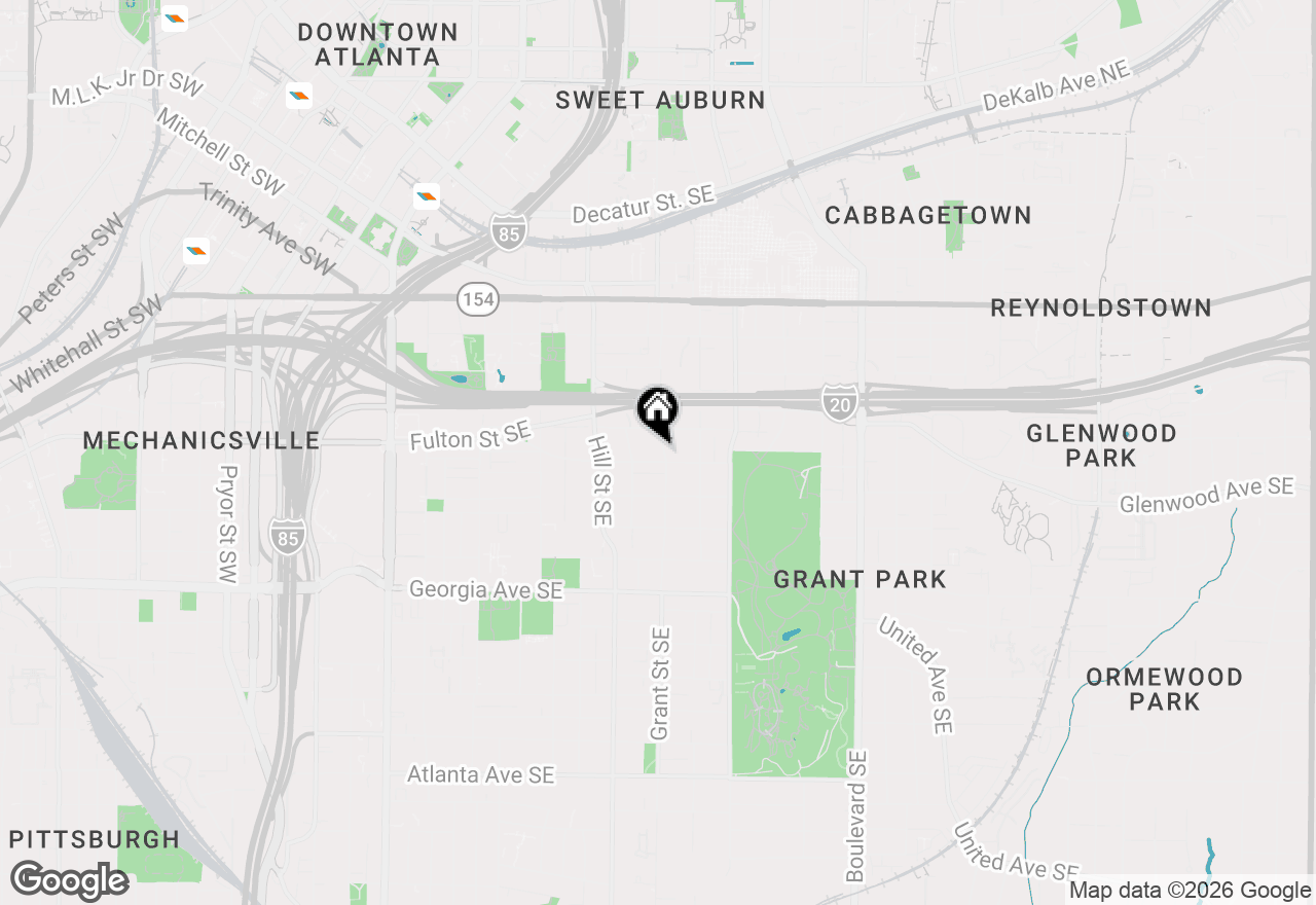 Map of 481 Grant Street Se, Atlanta, GA 30312