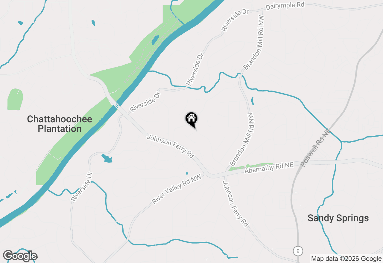Map of 6770 River Springs Lane, Atlanta, GA 30328