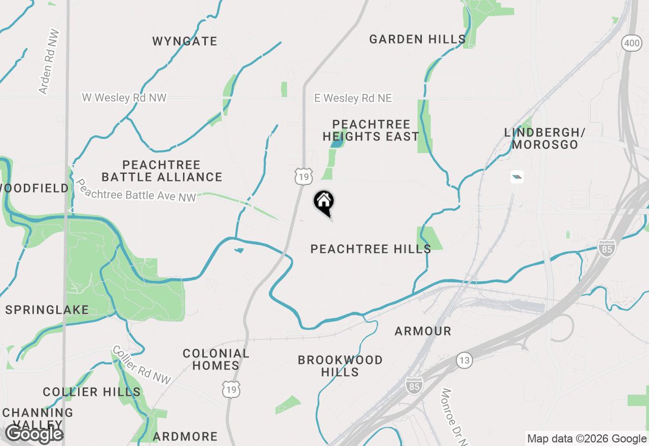 Map of 2378 Glenwood Drive Ne, Atlanta, GA 30305