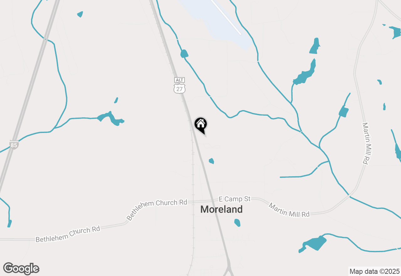 Map of 2654 S Highway 29, Moreland, GA 30259