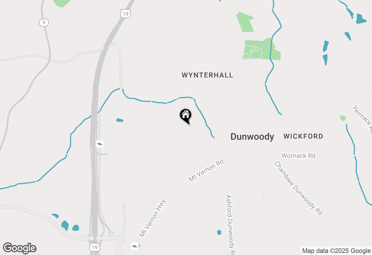Map of 5118 Hidden Branches Drive, Dunwoody, GA 30338